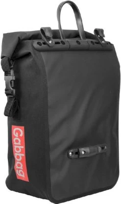 Gabbag Waterdichte Enkele Fietstas - 25 Liter - Zwart -Professionele winkel voor buitensportartikelen 0bbk510 100 04 resultaat