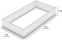 Polystyreen Zwembad Blokkenset - 10,00 X 5,00 X 1,50 M 7 Polystyreen Zwembad Blokkenset - 10,00 X 5,00 X 1,50 M -Professionele winkel voor buitensportartikelen 1000x500 zij size