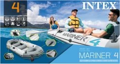 Intex Mariner 4 Opblaasboot Set -Professionele winkel voor buitensportartikelen 1032 1900 68376np pkg 2022 300
