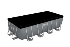 Bestway Power Steel Rectangular Zwembad - 488 X 244 X 122 Cm - Met Filterpomp En Accessoires -Professionele winkel voor buitensportartikelen 1267 1900 56670 met afdekzeil