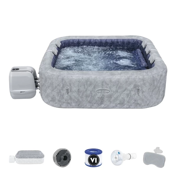 Bestway Lay-Z Spa San Francisco Hydrojet Opblaasbare Spa - 7 Persoons 2 Bestway Lay-Z Spa San Francisco Hydrojet Opblaasbare Spa - 7 Persoons - Afbeelding 2