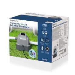 Bestway Zoutwatersysteem (max 22.712 Liter) 13 Bestway Zoutwatersysteem (max 22.712 Liter) -Professionele winkel voor buitensportartikelen 1900 1900 bestway zoutwatersysteem verpakking