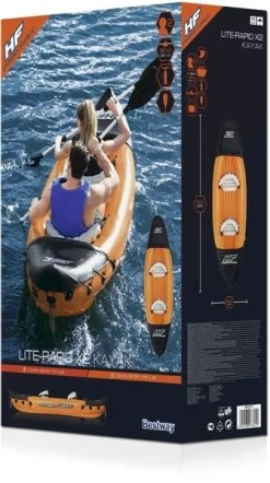 Hydro Force Lite - Rapid X2 Opblaasbare Kajak - 2 Personen -Professionele winkel voor buitensportartikelen 1900 1900 bw65077 21 10ft10in oceana sup 8