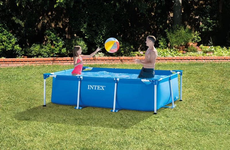 Intex Metal Frame Pool - 220 X 150 X 60 Cm 2 Intex Metal Frame Pool - 220 X 150 X 60 Cm - Afbeelding 2