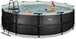 EXIT TOYS EXIT Black Leather Zwembad - 488 X 122 Cm - Met Zandfilterpomp En Trap 9 EXIT TOYS EXIT Black Leather Zwembad - 488 X 122 Cm - Met Zandfilterpomp En Trap -Professionele winkel voor buitensportartikelen 615 1200 exit 30 27 16 20 int 4