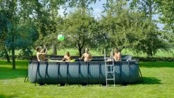 EXIT TOYS EXIT Wood Zwembad - 540 X 250 X 122 Cm - Met Zandfilterpomp En Trap -Professionele winkel voor buitensportartikelen 675 1200 exit 30 27 53 10 int 8