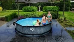 EXIT TOYS EXIT Wood Zwembad - 300 X 76 Cm - Met Filterpomp -Professionele winkel voor buitensportartikelen 681 1200 exit 30 12 10 10 int 6