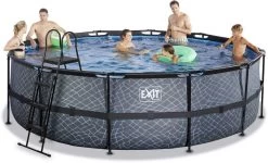 EXIT TOYS EXIT Stone Zwembad - 488 X 122 Cm - Met Zandfilterpomp En Trap -Professionele winkel voor buitensportartikelen 730 1200 exit 30 27 16 00 int 5