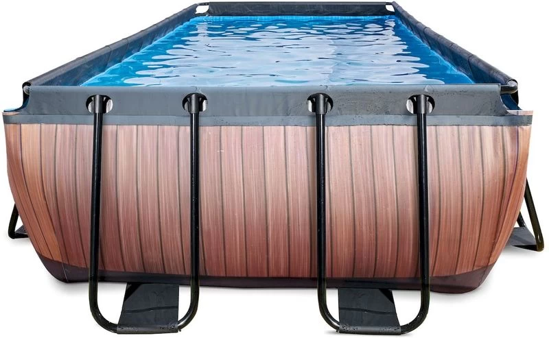 EXIT TOYS EXIT Wood Zwembad - 540 X 250 X 100 Cm - Met Zandfilterpomp En Trap 3 EXIT TOYS EXIT Wood Zwembad - 540 X 250 X 100 Cm - Met Zandfilterpomp En Trap - Afbeelding 3