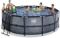 EXIT TOYS EXIT Stone Zwembad - 427 X 122 Cm - Met Zandfilterpomp En Trap -Professionele winkel voor buitensportartikelen 754 1200 exit 30 27 14 00 int 5