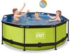 EXIT TOYS EXIT Lime Zwembad - 244 X 76 Cm - Met Filterpomp -Professionele winkel voor buitensportartikelen 900 1161 exit 30 12 08 40 int 3