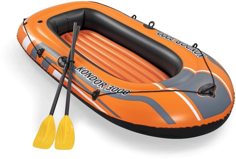 Bestway Kondor Elite 3000 Opblaasboot Set 1 Bestway Kondor Elite 3000 Opblaasboot Set