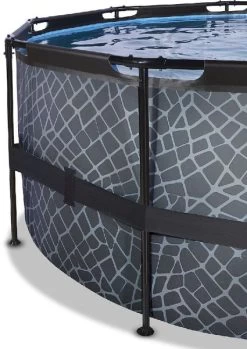 EXIT TOYS EXIT Stone Zwembad - 427 X 122 Cm - Met Zandfilterpomp En Trap -Professionele winkel voor buitensportartikelen 900 638 exit 30 27 14 00 int 3