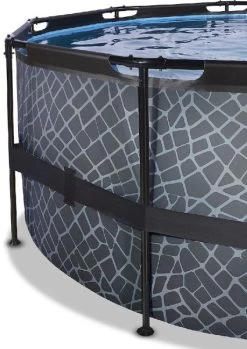 EXIT TOYS EXIT Stone Zwembad - 488 X 122 Cm - Met Zandfilterpomp En Trap -Professionele winkel voor buitensportartikelen 900 638 exit 30 27 16 00 int 3