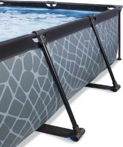 EXIT TOYS EXIT Stone Zwembad - 300 X 200 X 65 Cm - Met Filterpomp -Professionele winkel voor buitensportartikelen 900 753 exit 30 00 32 00 int 3