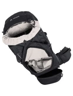 Vaude Asymmetric Rugzak - 52 + 8 Liter - Zwart - Dames -Professionele winkel voor buitensportartikelen as4