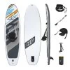 Hydro Force White Cap Opblaasbaar Supboard Set - Met Zitje