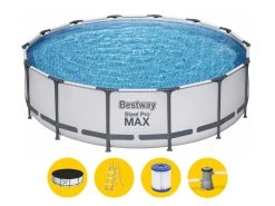 Bestway Steel Pro MAX Zwembad - 427 X 107 Cm - Met Filterpomp En Accessoires