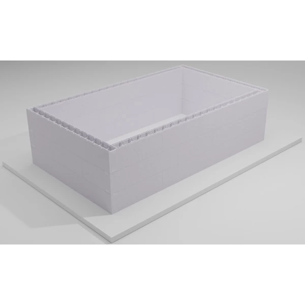 Zelfbouwpakket Zwembad 7.00 X 3.50 X 1.50 M 2 Zelfbouwpakket Zwembad 7.00 X 3.50 X 1.50 M - Afbeelding 2