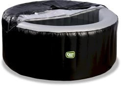 EXIT TOYS EXIT Silver Classic Opblaasbare Spa - 3 Persoons 12 EXIT TOYS EXIT Silver Classic Opblaasbare Spa - 3 Persoons -Professionele winkel voor buitensportartikelen exit silver classic opblaasbare spa 3 persoons cover half open