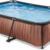 EXIT TOYS EXIT Wood Zwembad - 300 X 200 X 65 Cm - Met Filterpomp