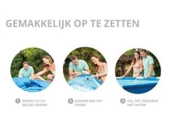 Intex Metal Frame Pool - 305 X 76 Cm 5 Intex Metal Frame Pool - 305 X 76 Cm -Professionele winkel voor buitensportartikelen intex opzetinstructie 2