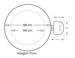 Intex Pure Spa Bubble Therapy Opblaasbare Spa - 4 Persoons 17 Intex Pure Spa Bubble Therapy Opblaasbare Spa - 4 Persoons -Professionele winkel voor buitensportartikelen intex bubbletherapy 4persoons afmetingen