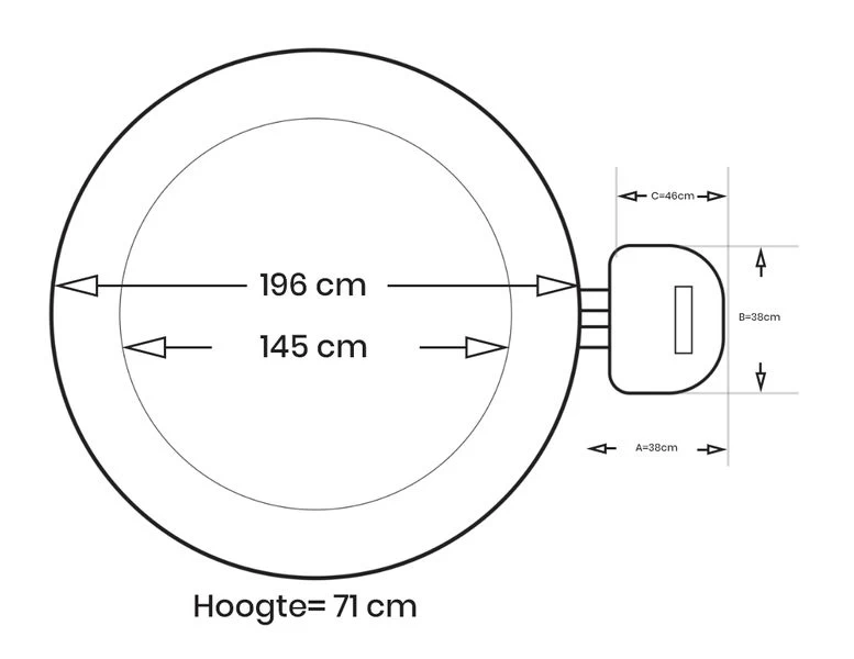 Intex Pure Spa Bubble Therapy Opblaasbare Spa - 4 Persoons 9 Intex Pure Spa Bubble Therapy Opblaasbare Spa - 4 Persoons - Afbeelding 9