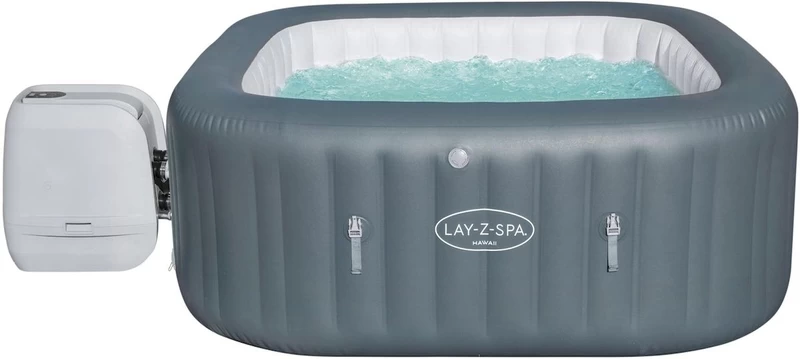 Bestway Lay-Z Spa Hawaii Hydrojet Pro Opblaasbare Spa - 6 Persoons 1 Bestway Lay-Z Spa Hawaii Hydrojet Pro Opblaasbare Spa - 6 Persoons