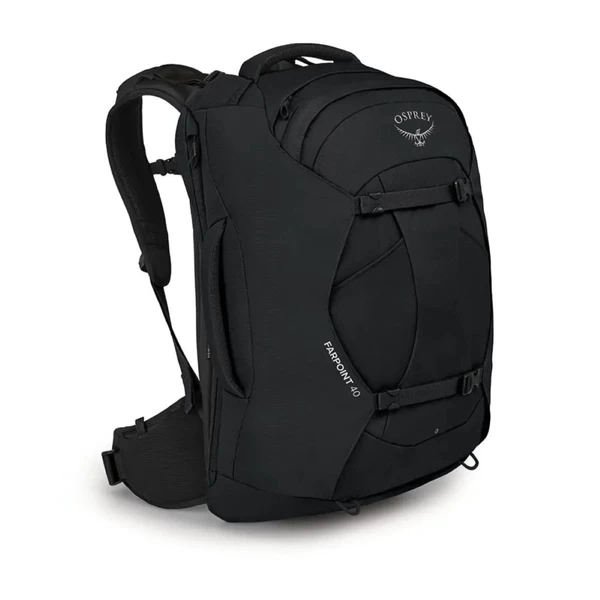 Osprey Farpoint Backpack - 40 Liter- Zwart 1 Osprey Farpoint Backpack - 40 Liter- Zwart