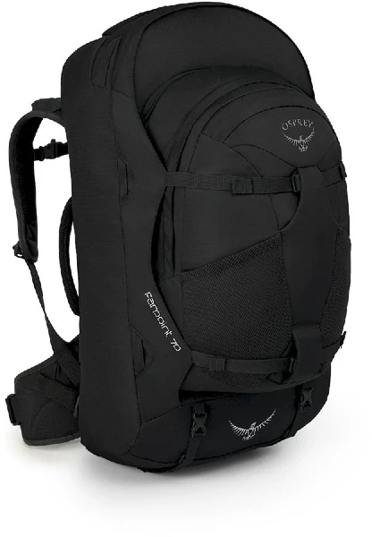 Osprey Farpoint Backpack - 70 Liter - Zwart 1 Osprey Farpoint Backpack - 70 Liter - Zwart